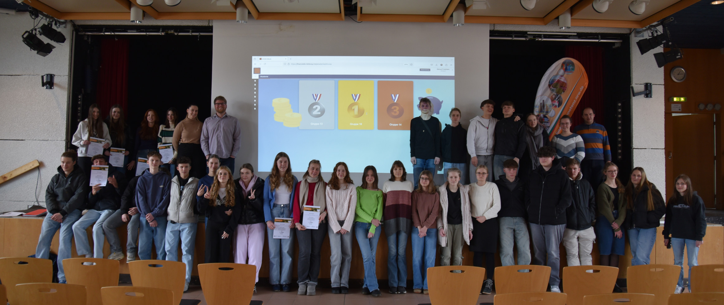 Foto: Anne Frank Gymnasium in Halver am 23. Januar 2025