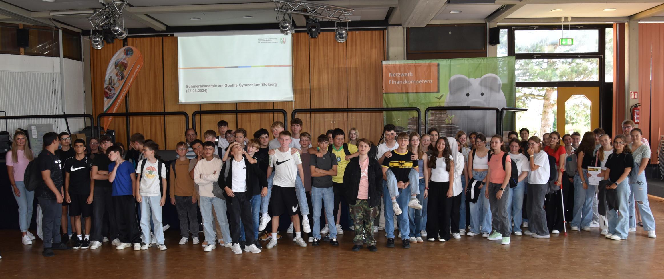 Foto: Goethe Gymnasium in Stolberg am 8. August 2024