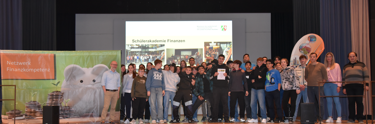 Bild Schülerakademie Finanzkompetenz am Städtischen Gymnasium Thusneldastraße Köln Deutz 